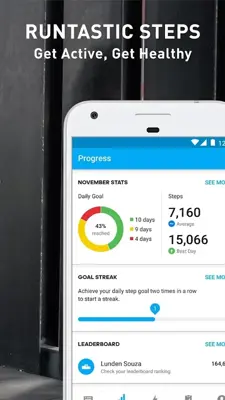 Runtastic Steps android App screenshot 0